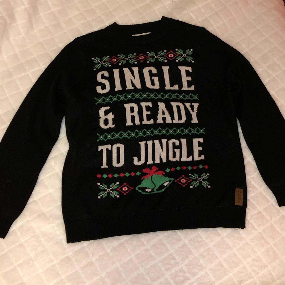 Single and Ready To Jingle Holiday Sweater❄️🎁